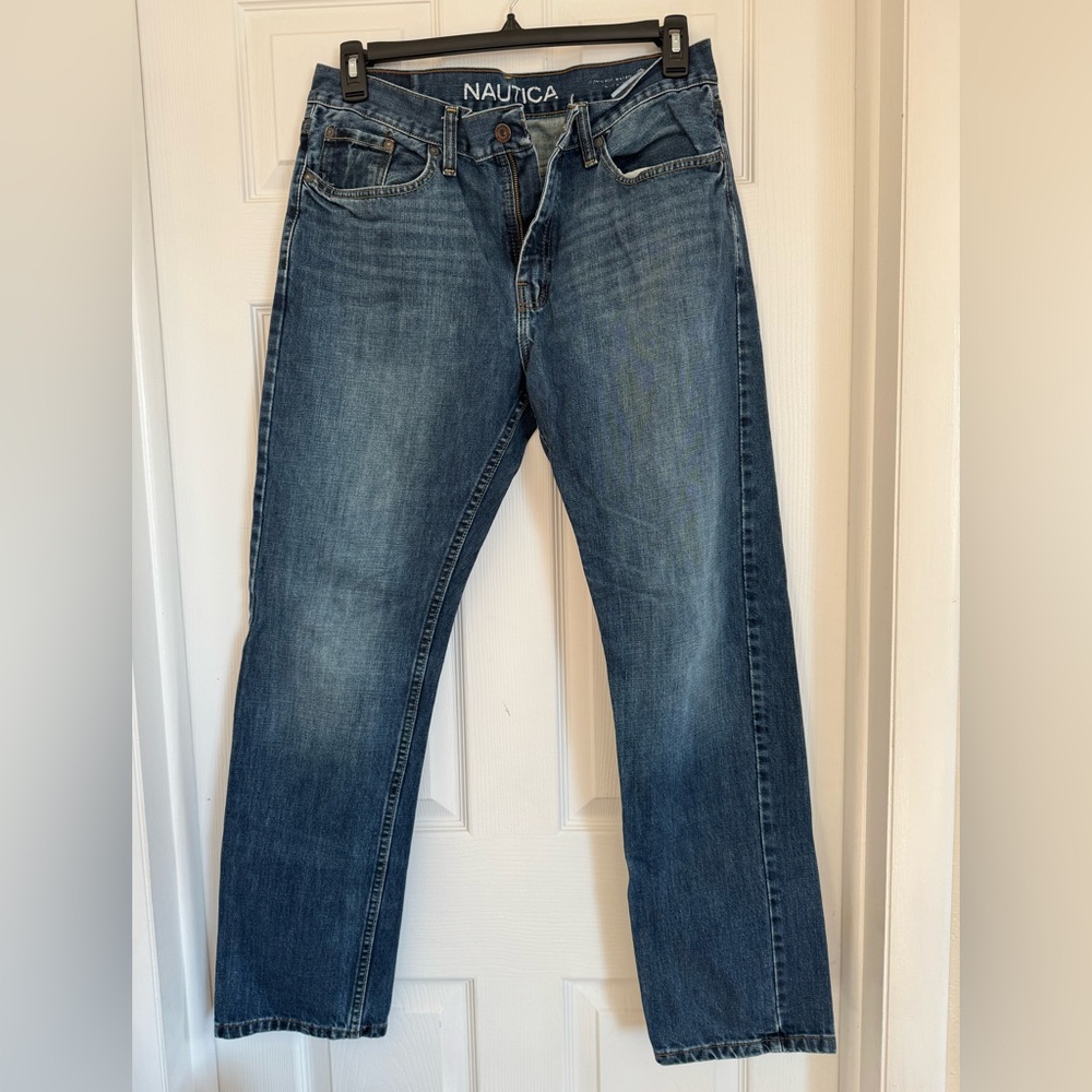 Nautica Men's Classic Denim Straight Jeans